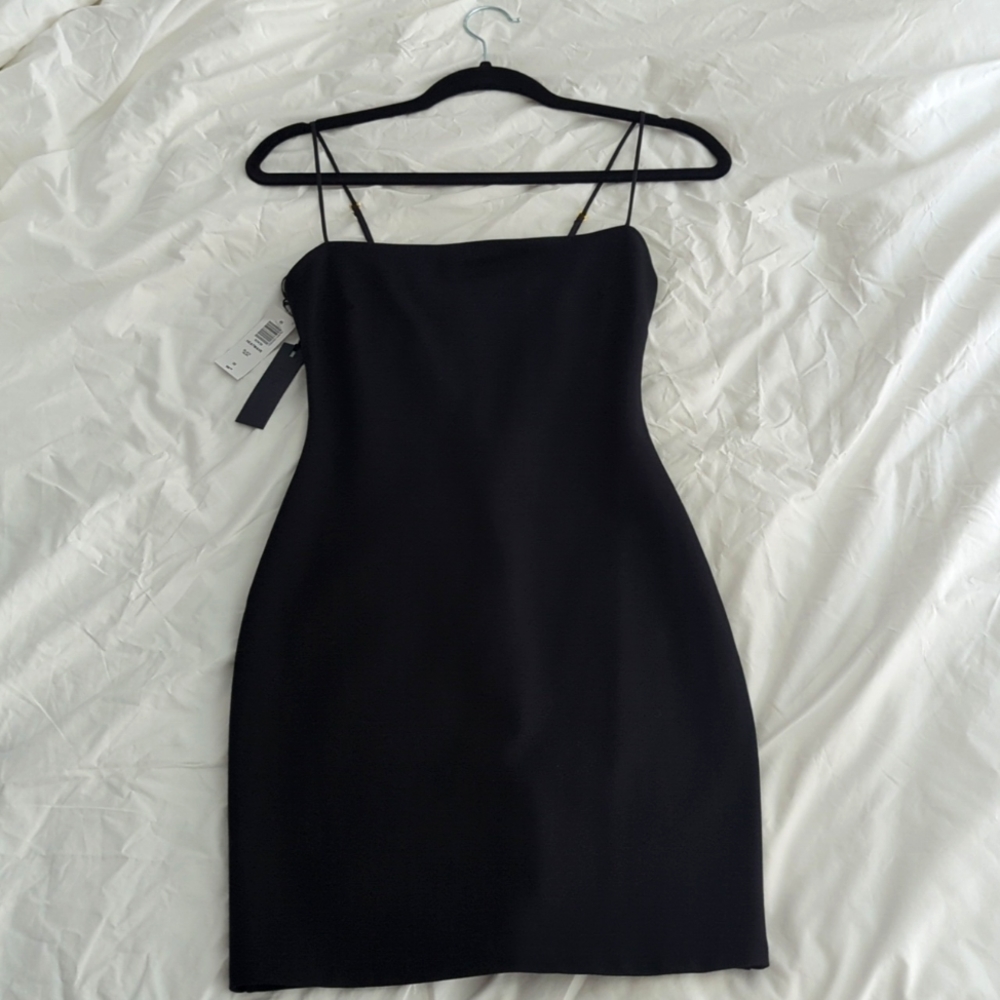 NWT TEN by Babaton Aritizia black minidress